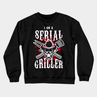 BBQ Serial Griller Barbeque Crewneck Sweatshirt